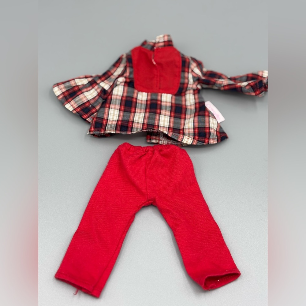 Corolle, Les Cheries, Red Plaid Doll Outfit